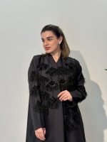 ⁦BLACK EVENT ABAYA⁩ - الصورة ⁦2⁩