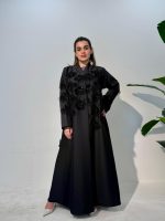 ⁦BLACK EVENT ABAYA⁩ - الصورة ⁦3⁩